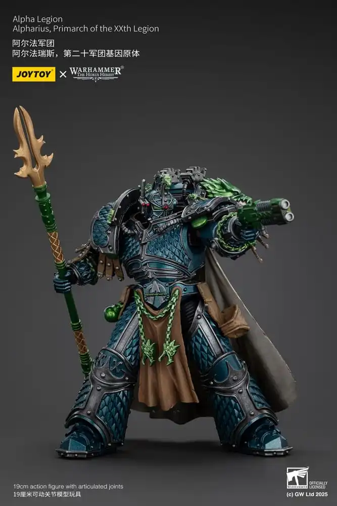 Warhammer The Horus Heresy Action Figure Alpha Legion Alpharius  Primarch of the XXth Legion 25 cm